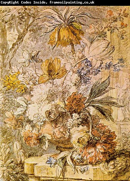 HUYSUM, Jan van Vase with Flowers sg